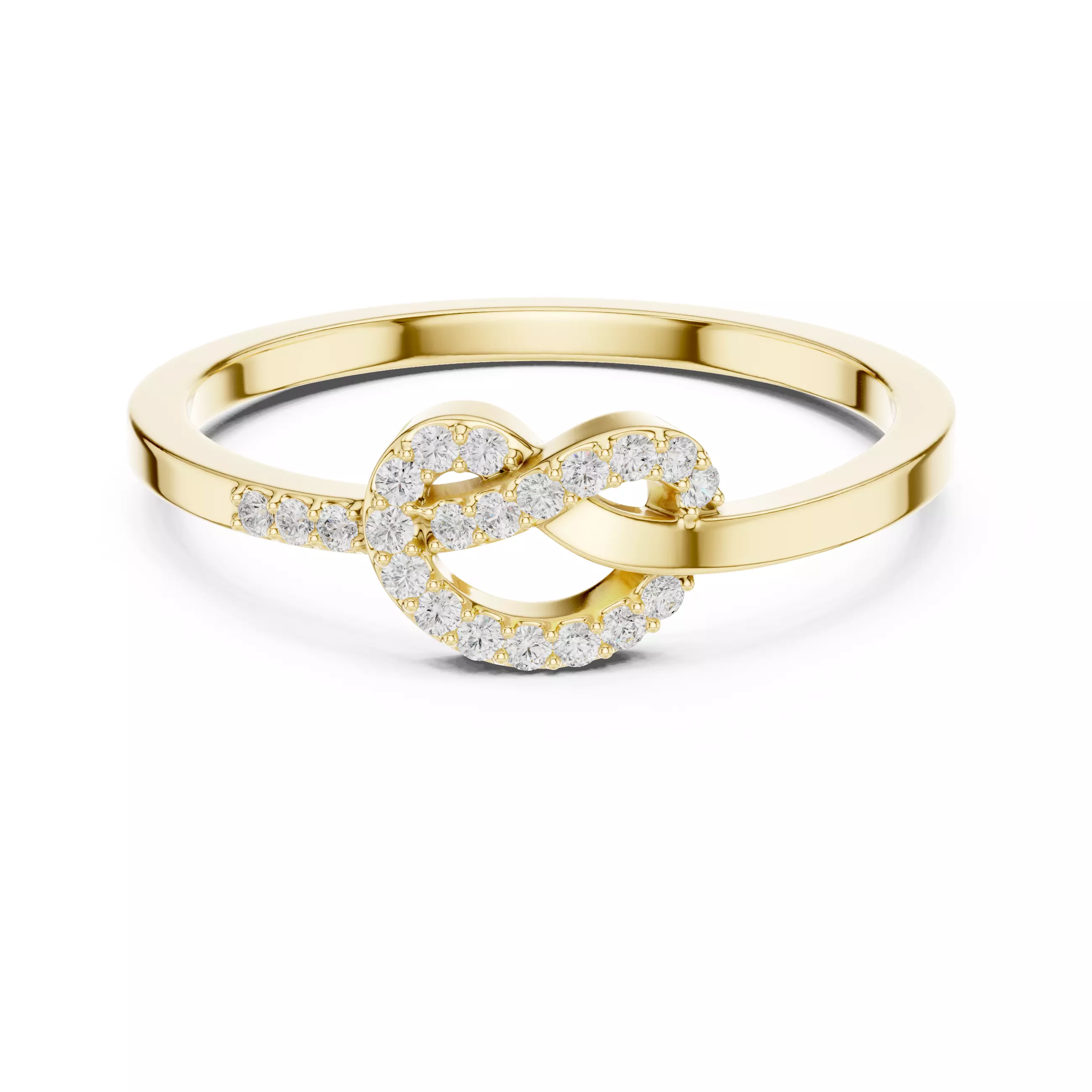 Round Diamond Heart Shape Engagement Wedding Ring 3DM STL Video 3D print model_1