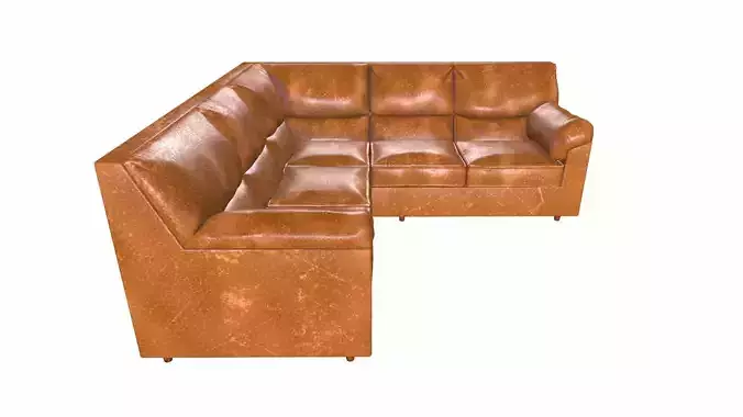 L Shape Leather Sofa