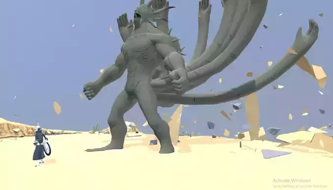 TOBI Summoning Ten Tails  Ninjutsu FBX animation