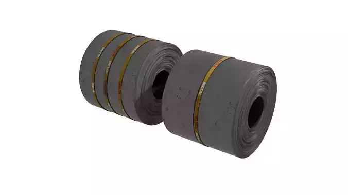 Round Metallic Pallet  3D model