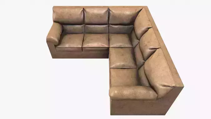 L Shape Leather Sofa