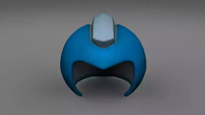 Mega-Inspired Helmet  3D Printable Model 3D print model