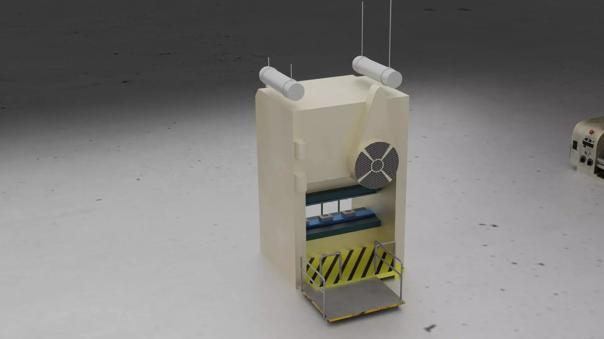 Industrial Machinery Vehicles Set High-Quality 3D Assets Low-poly 3D model_6