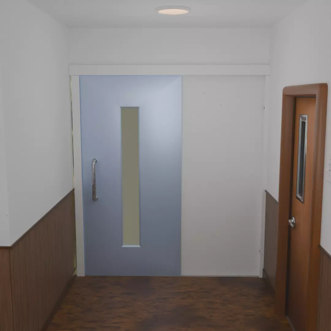 Private room at the hospital 3D model_7