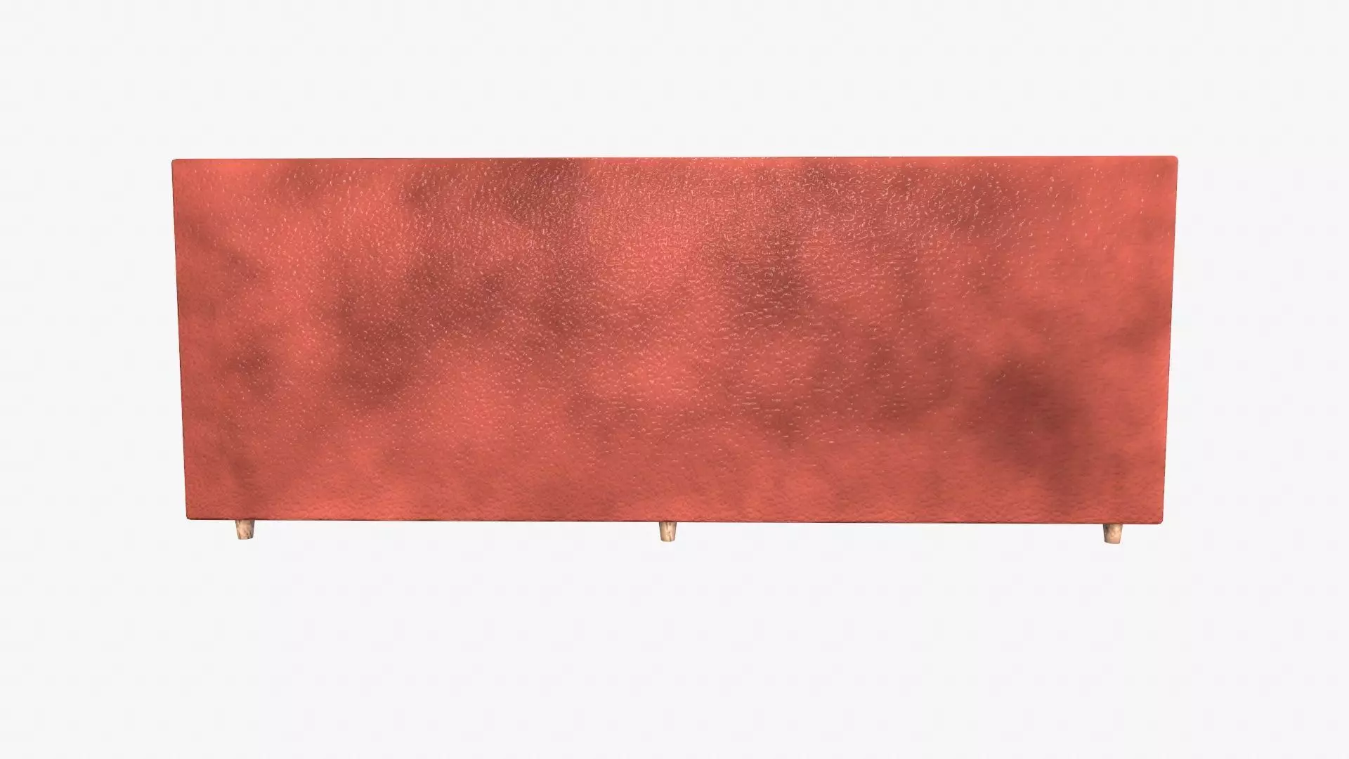 L Shape Leather Sofa Low-poly 3D model_5