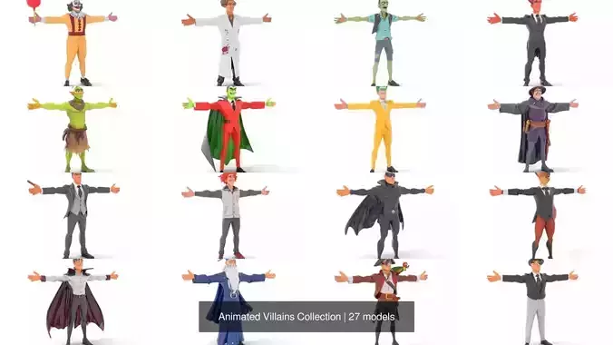 Animated Villains Collection 