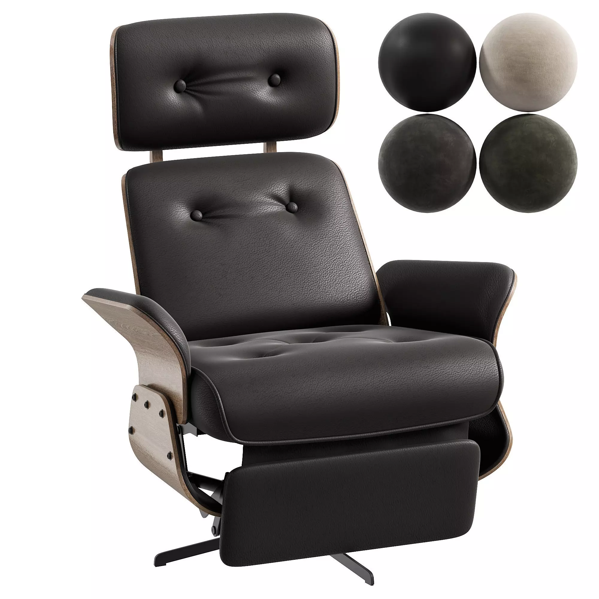 Art Leon Power Recliner Chair 3D model