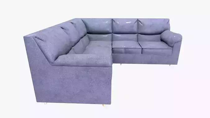 L Shape Leather Sofa