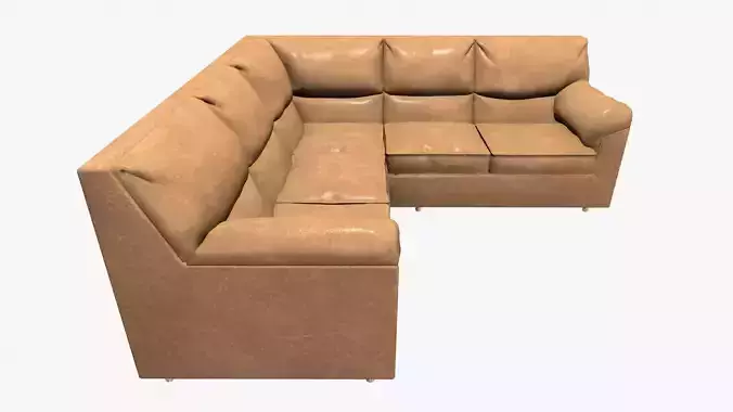 L Shape Leather Sofa