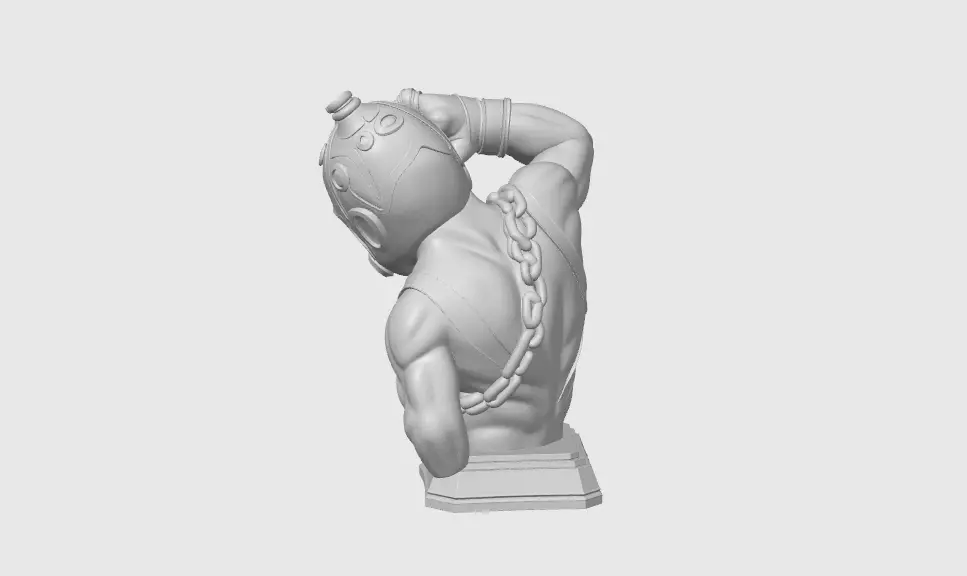 Borderlands 4 Psycho Bust 3D print model_5