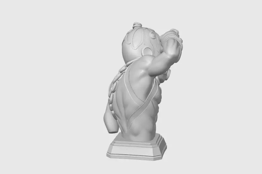 Borderlands 4 Psycho Bust 3D print model_6