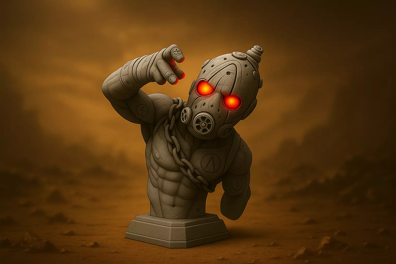Borderlands 4 Psycho Bust 3D print model_0