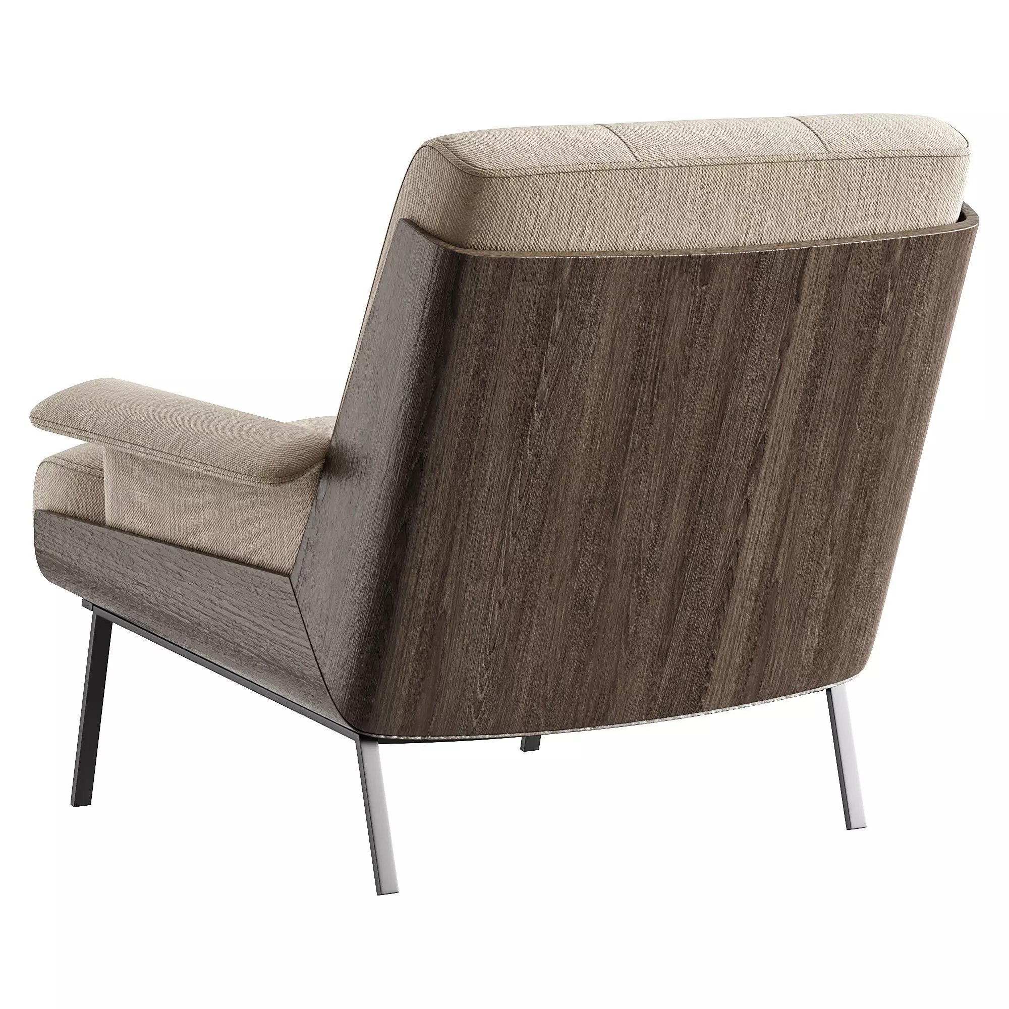 Minotti Daiki Armchair 3D model_3