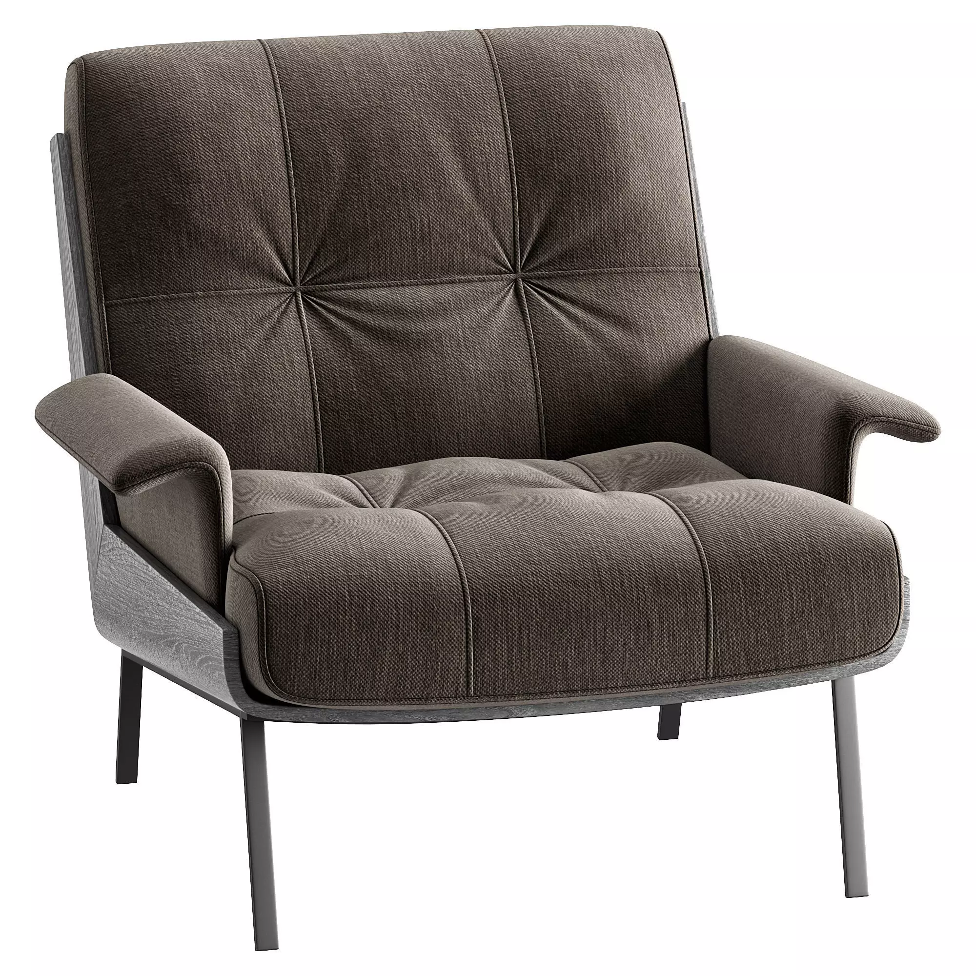 Minotti Daiki Armchair 3D model_1