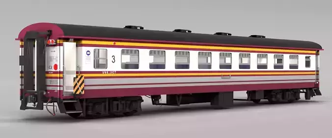 State Railway of Thailand Bogie Third Class Carriage