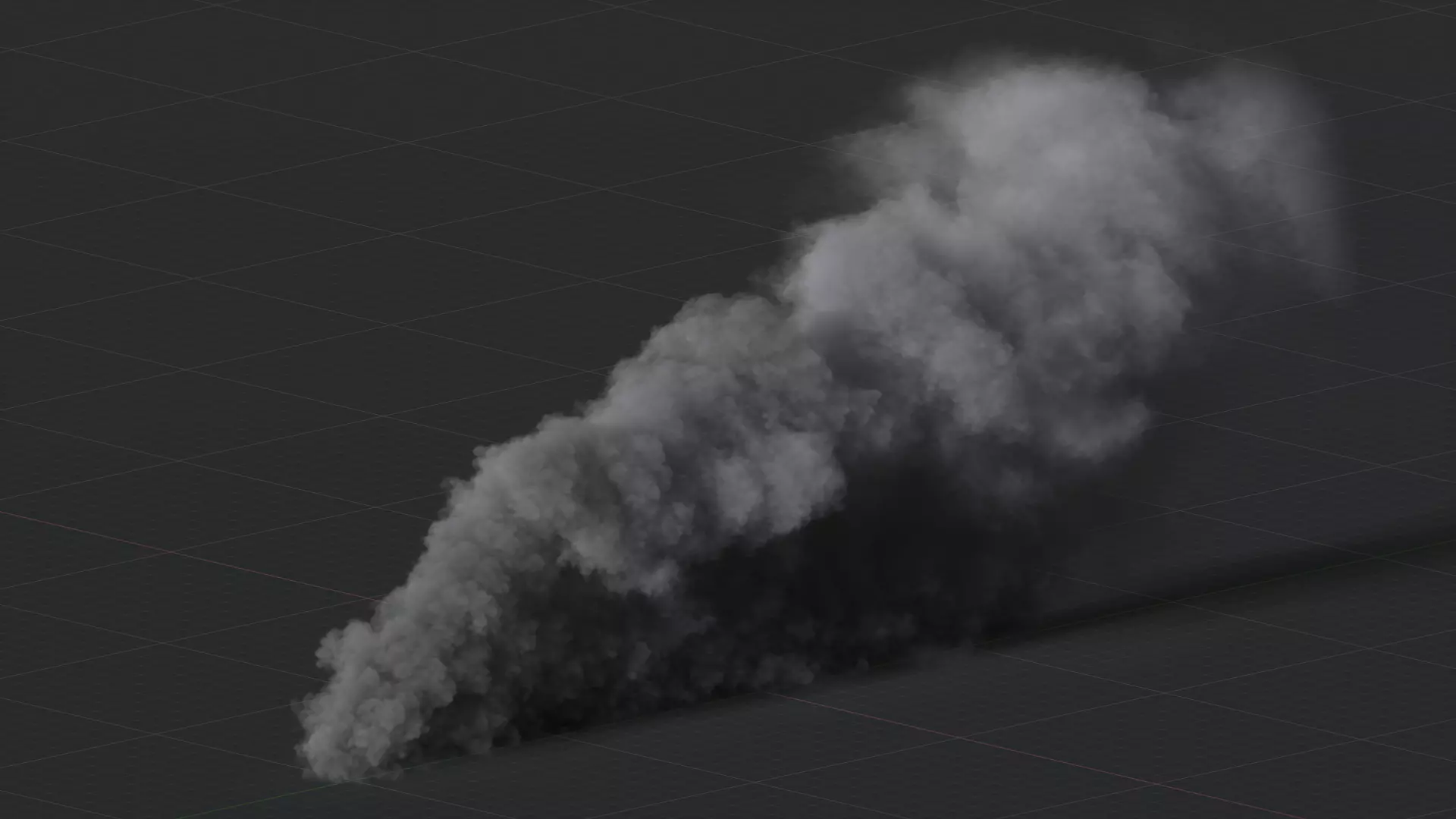 3D Ground Smoke Animation 3D model_24