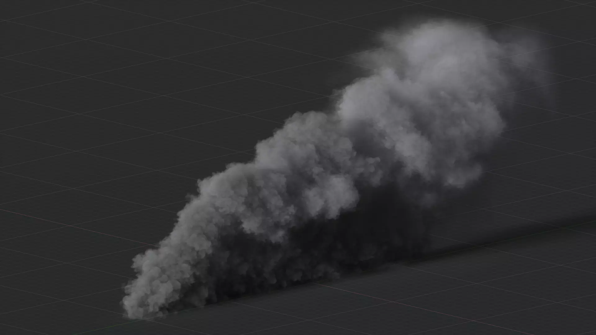 3D Ground Smoke Animation 3D model_9