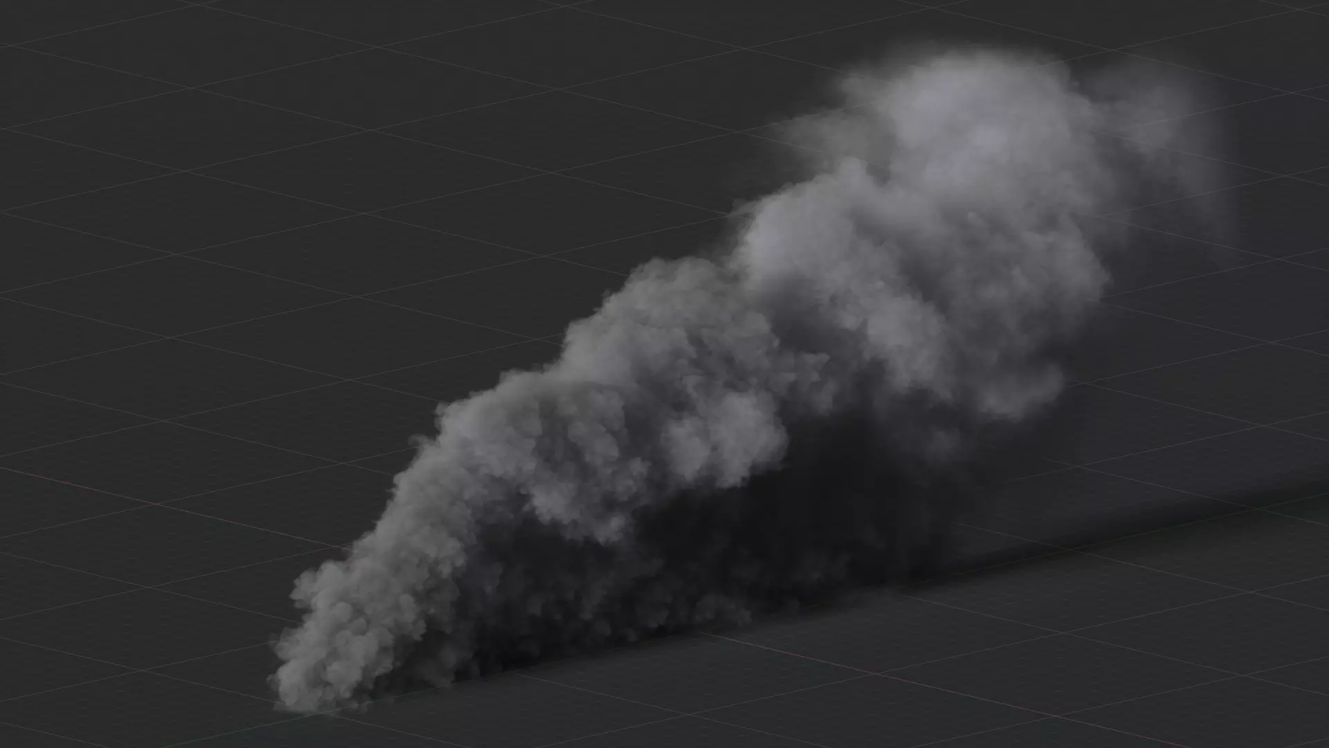 3D Ground Smoke Animation 3D model_33