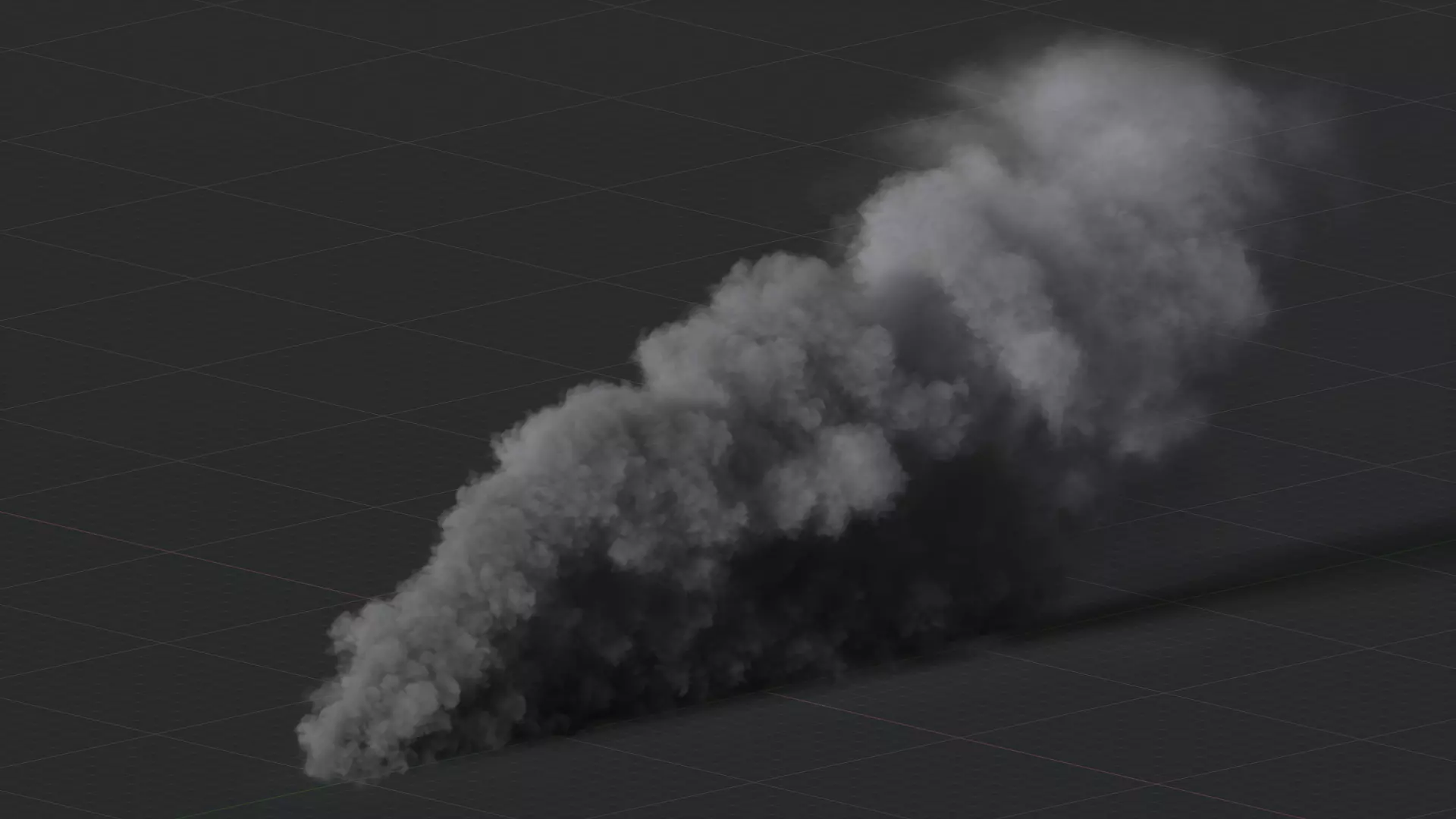 3D Ground Smoke Animation 3D model_14