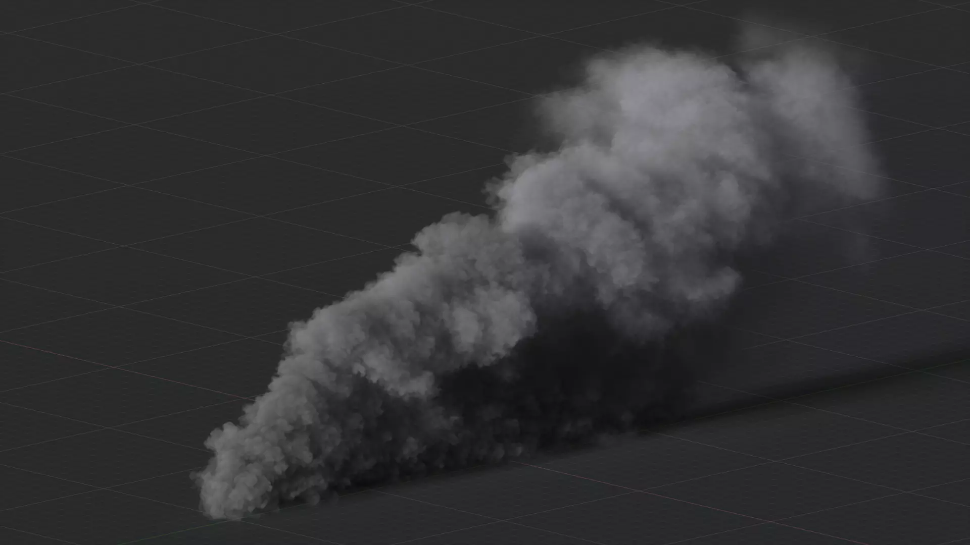 3D Ground Smoke Animation 3D model_5