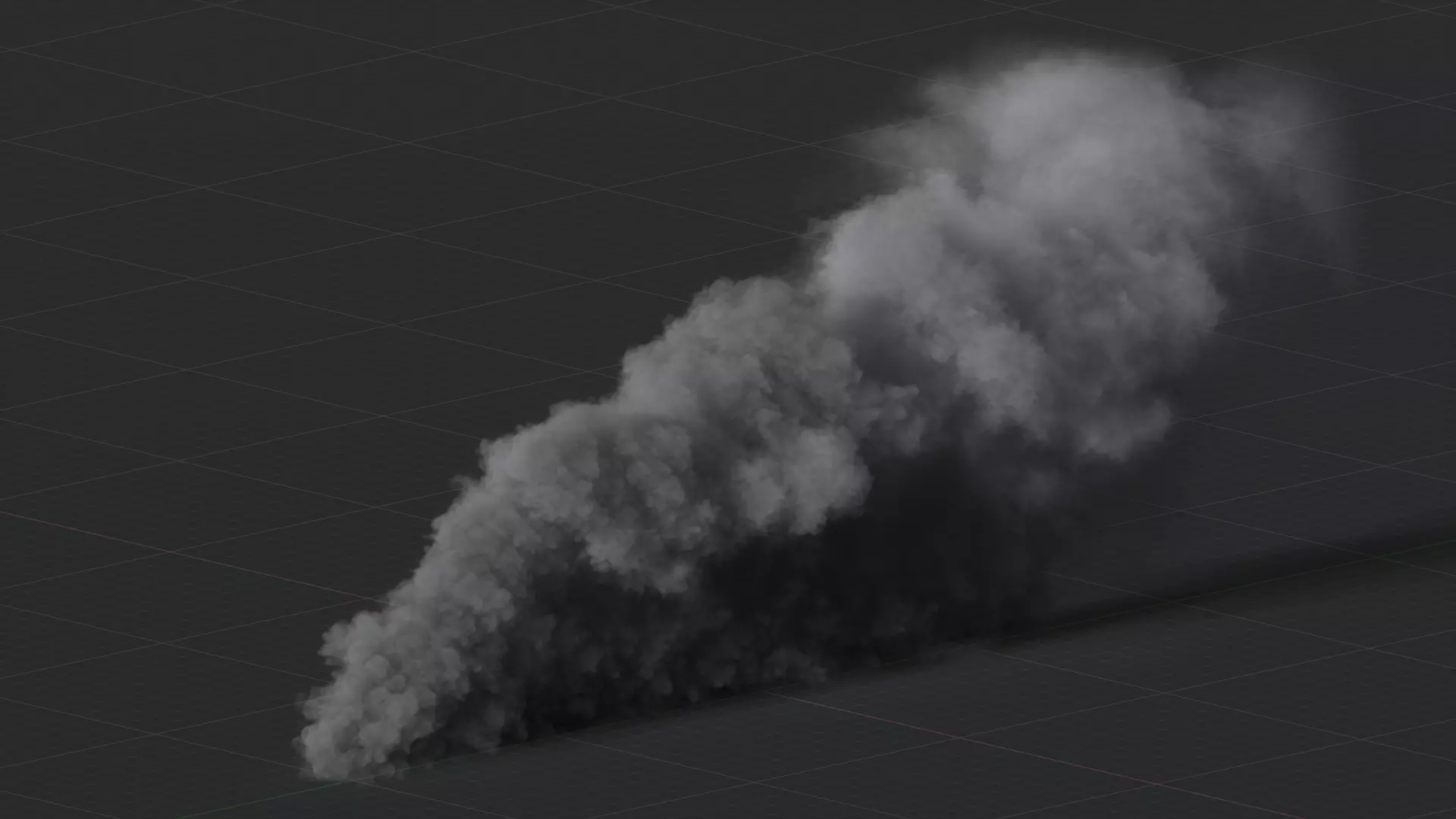 3D Ground Smoke Animation 3D model_35