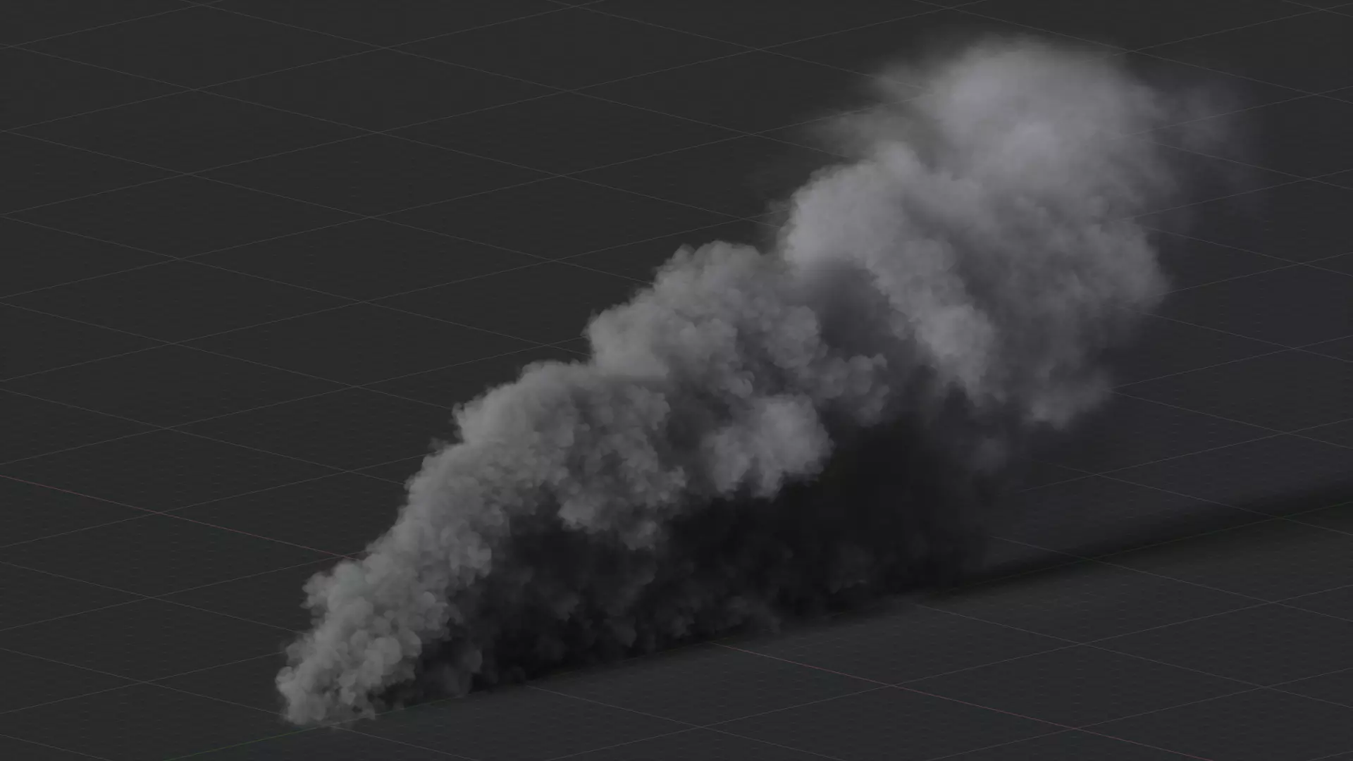 3D Ground Smoke Animation 3D model_7