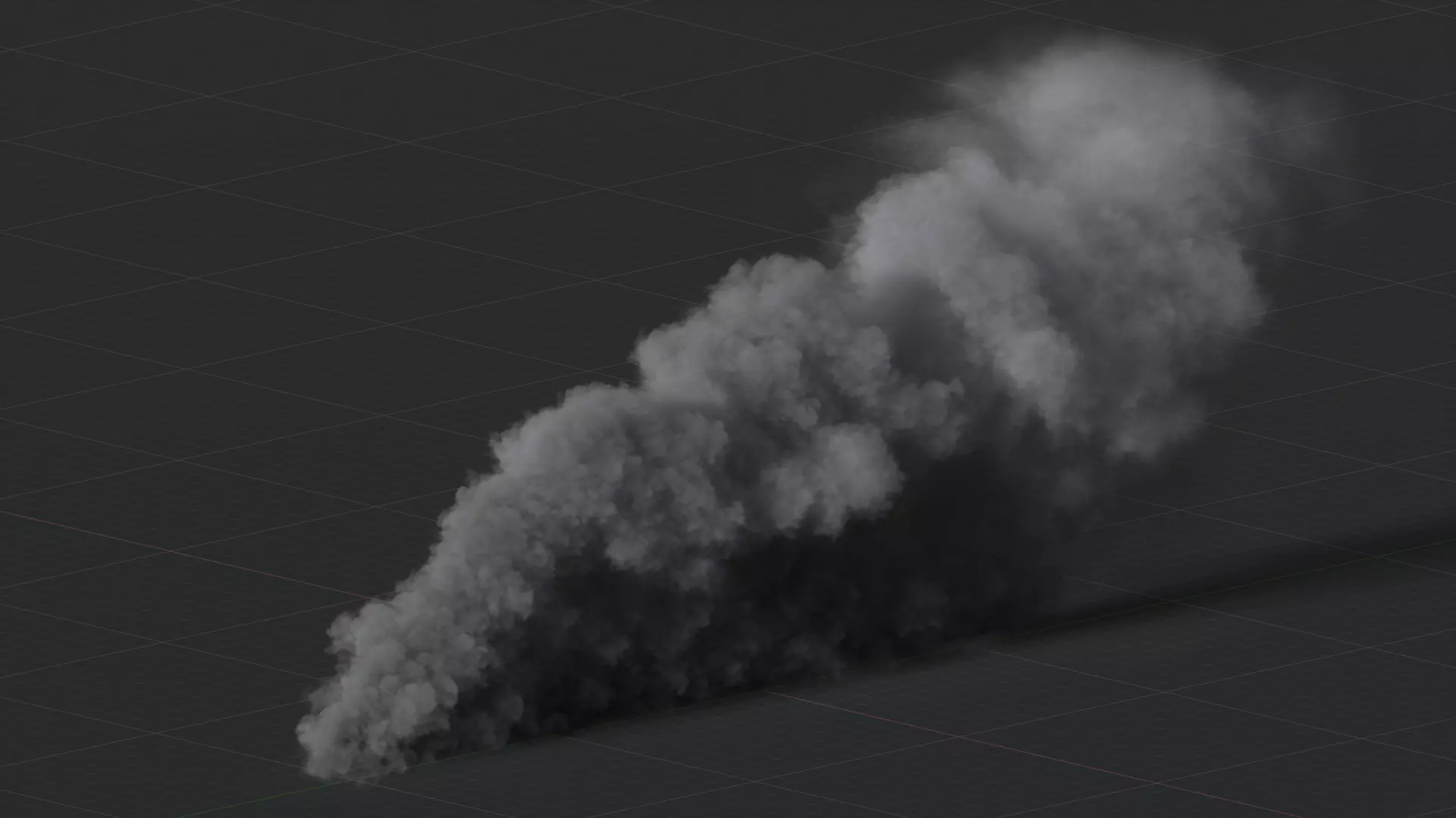 3D Ground Smoke Animation 3D model_13