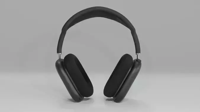 Apple airpods max 3D model with internal components