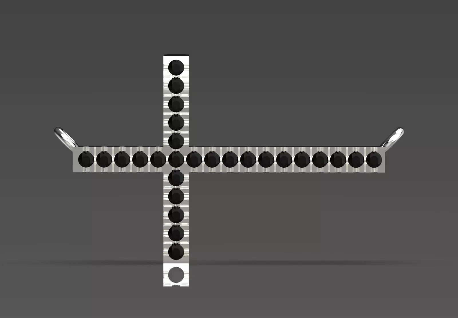 Yellow Gold Cross 3dm STL Pendant with Diamonds Model jp0206 3D print model_19