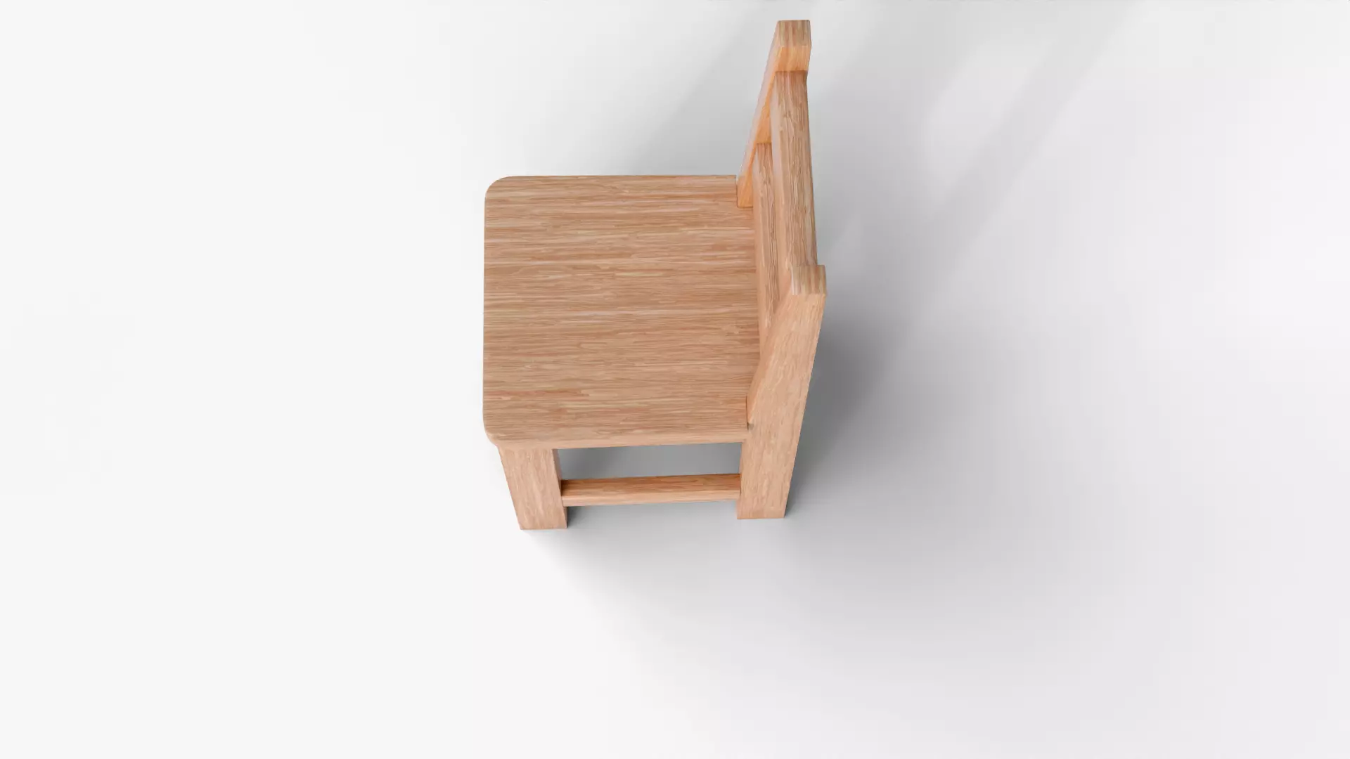 Realistic Wooden Dining Chair for Archviz and Home Design Low-poly 3D model_7