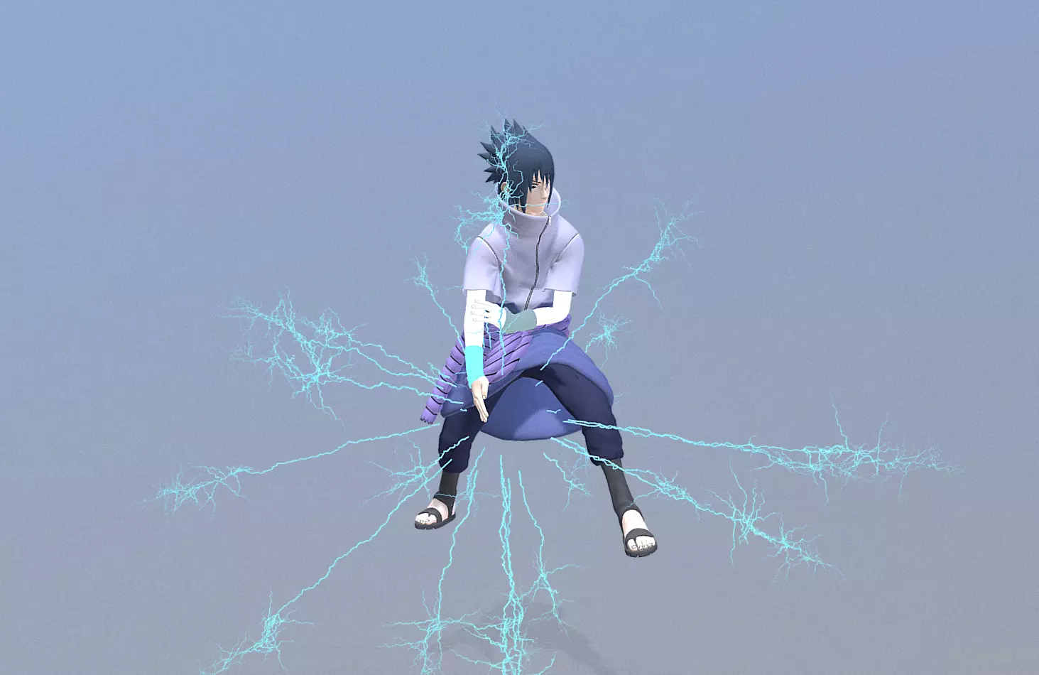 NARUTO vs Sasuke Lightning Volt plus Rasegan FB 3D model_2