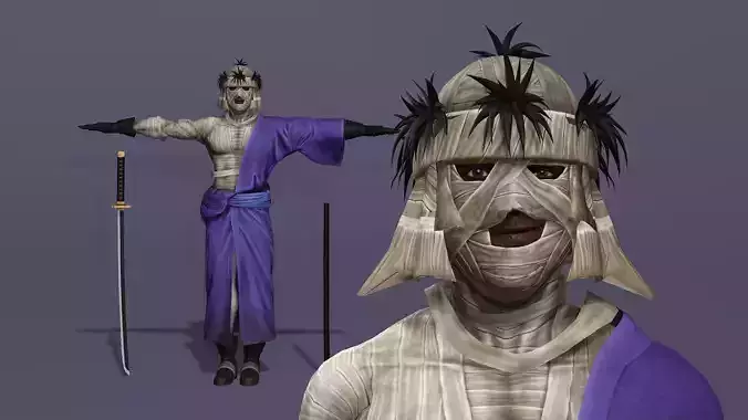 Samurai JUMP FORCE Shishio Makoto Realistic Next-Gen UE Engine