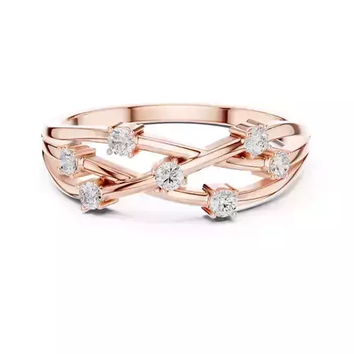 Round Cut Diamond Engagement Wedding Ring 3DM STL Video