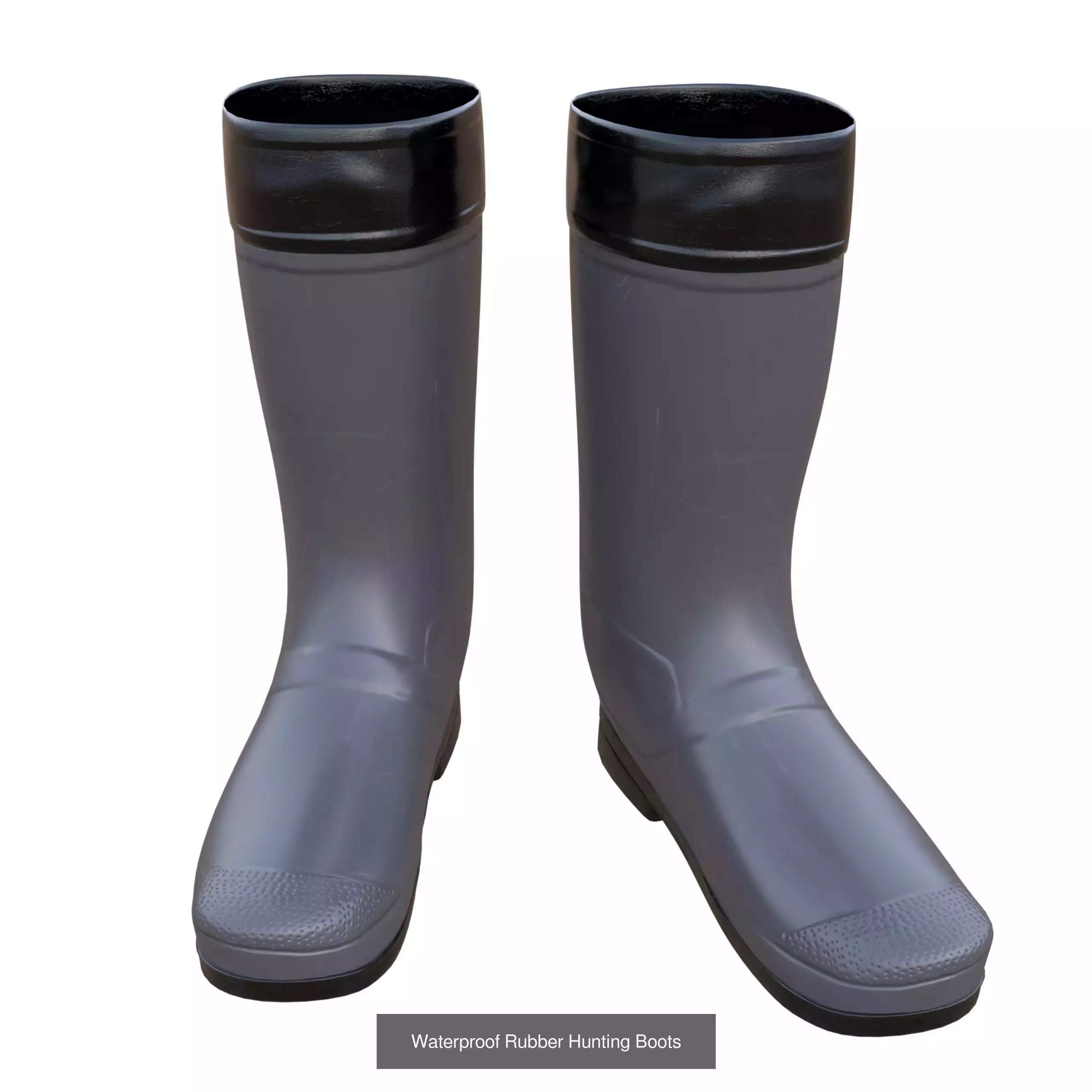 Hunting Boots Colection 3D Model Collection_5