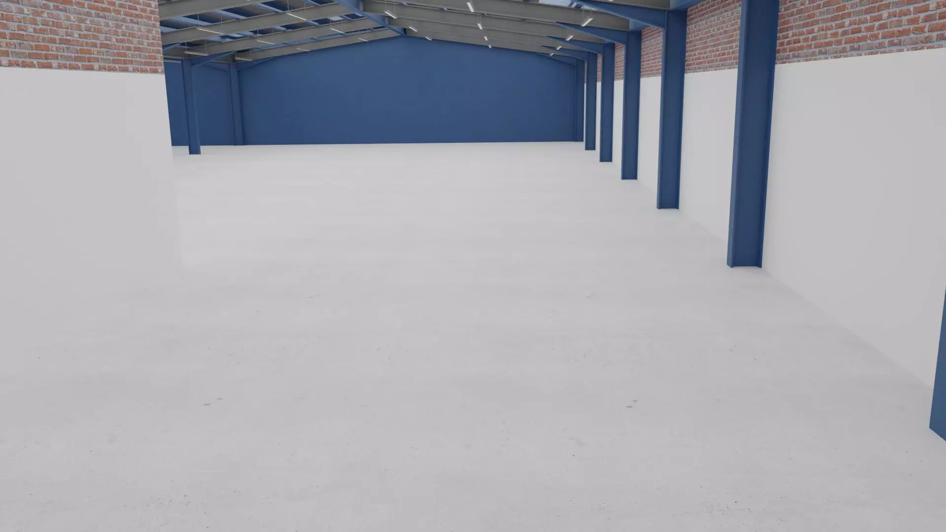 Modern Storage Facility Scene High Quality 3D Asset Low-poly 3D model_2