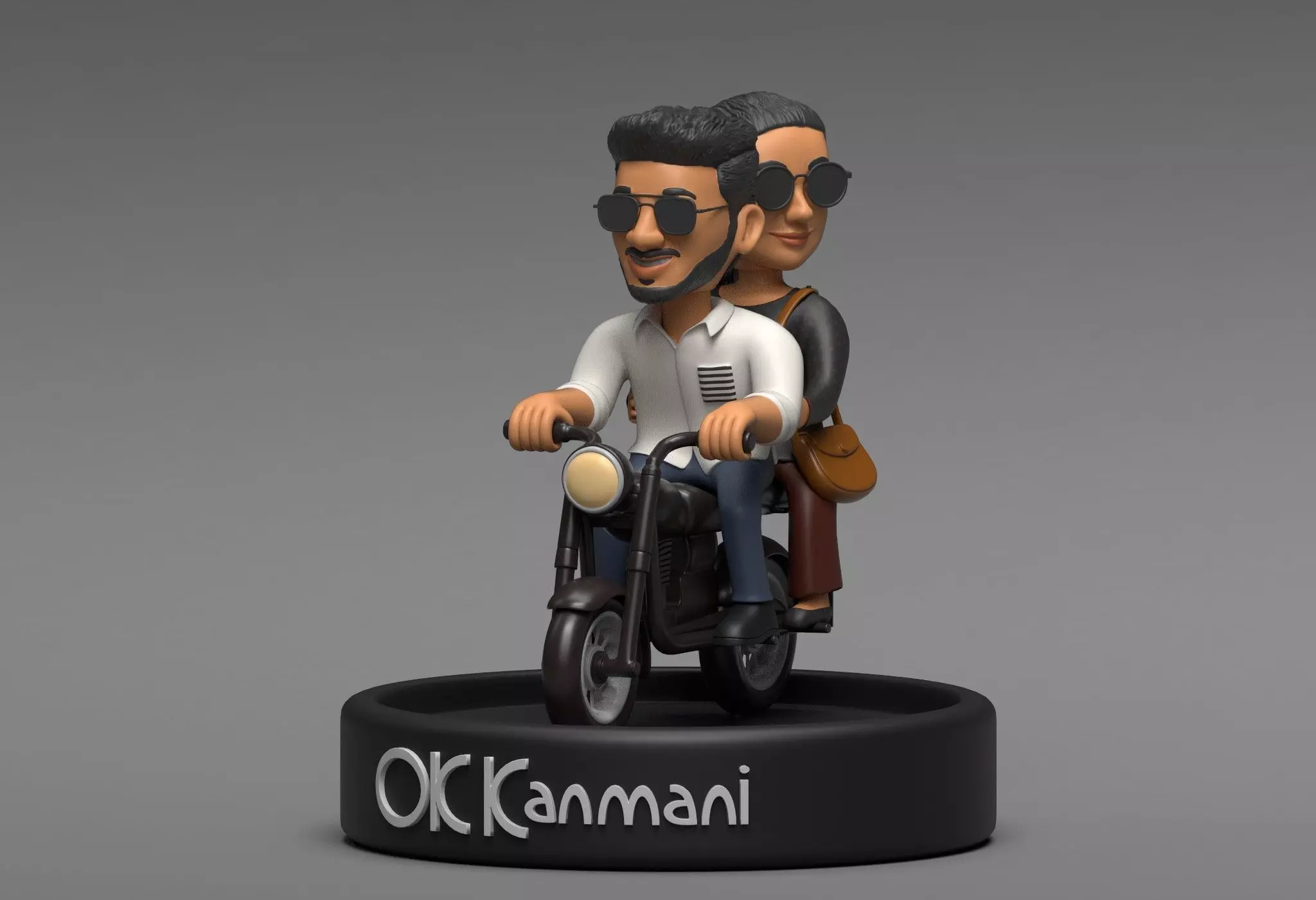 Ok kanmani bobblehead 3D print model