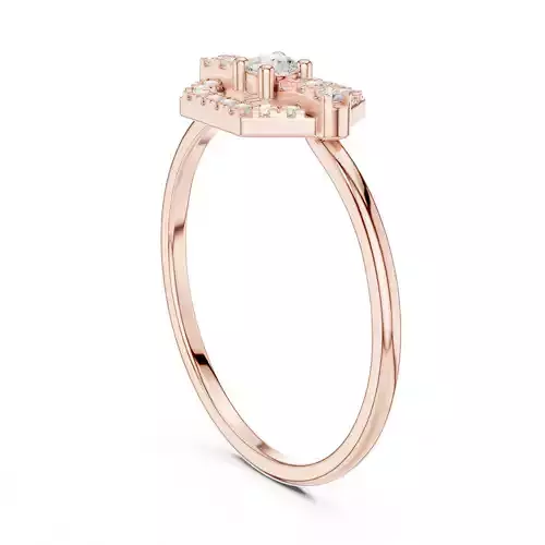 Round Cut Diamond Engagement Wedding Ring 3DM STL Video