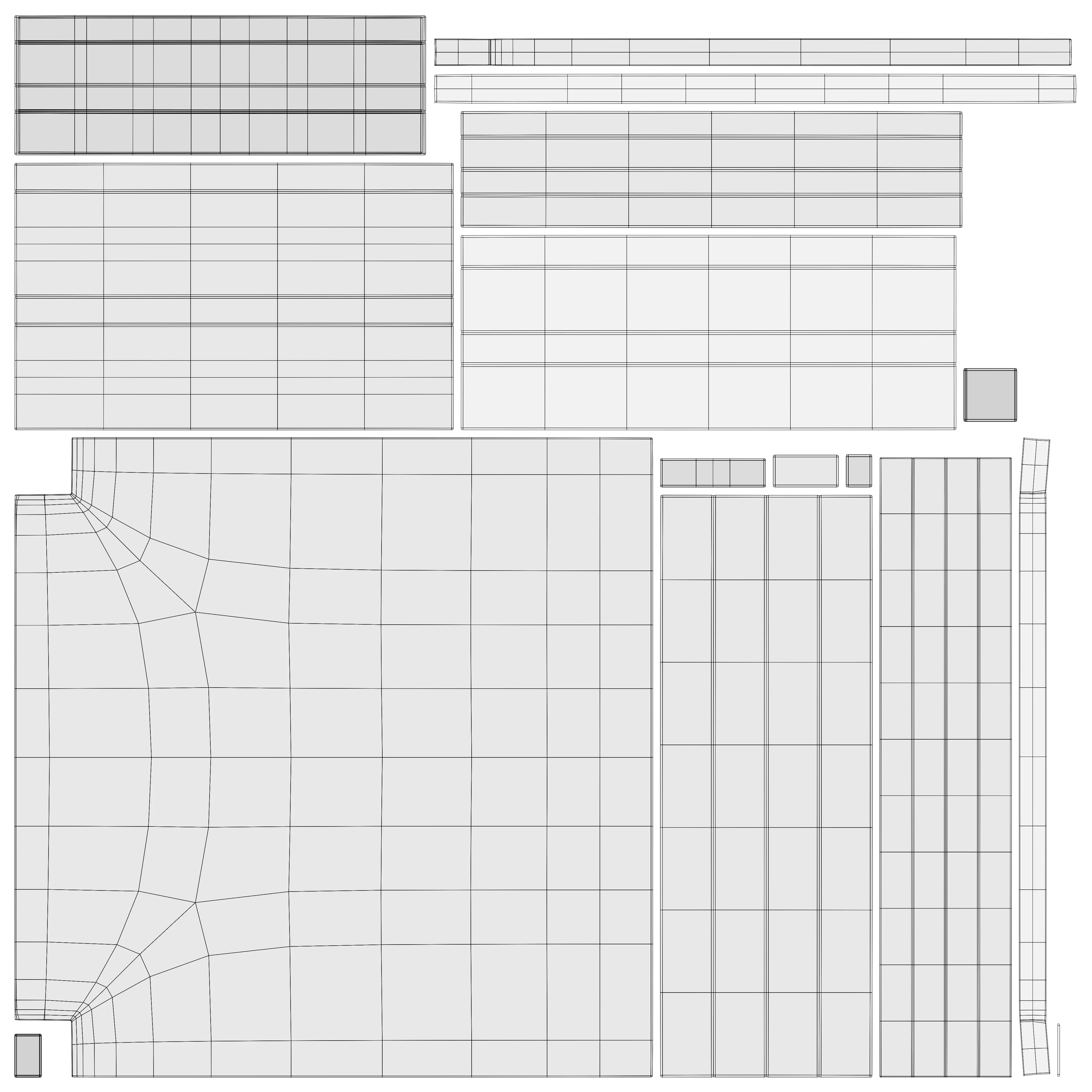 Minimalist Wooden Chair 3D Model with Furniture for Design Low-poly 3D model_6