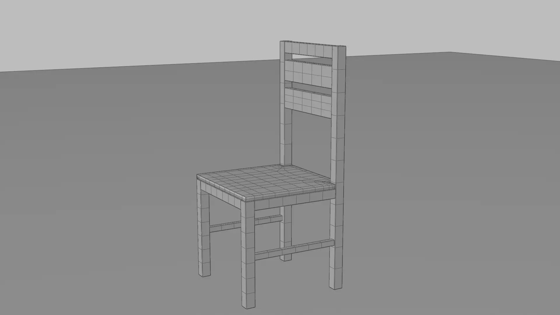 Minimalist Wooden Chair 3D Model with Furniture for Design Low-poly 3D model_7