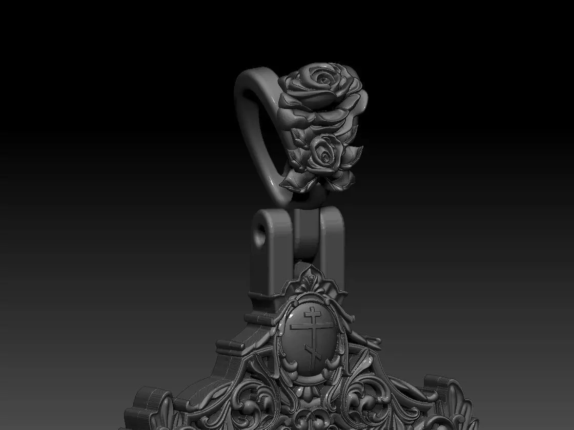 De Santa Irene pendant 3d print model 3D print model_7