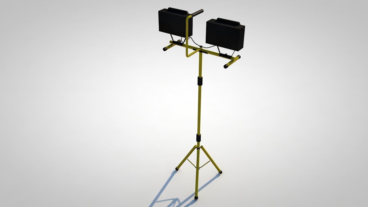 Halogen Lamp 3D model_2