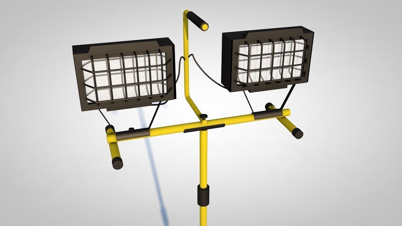 Halogen Lamp 3D model_3