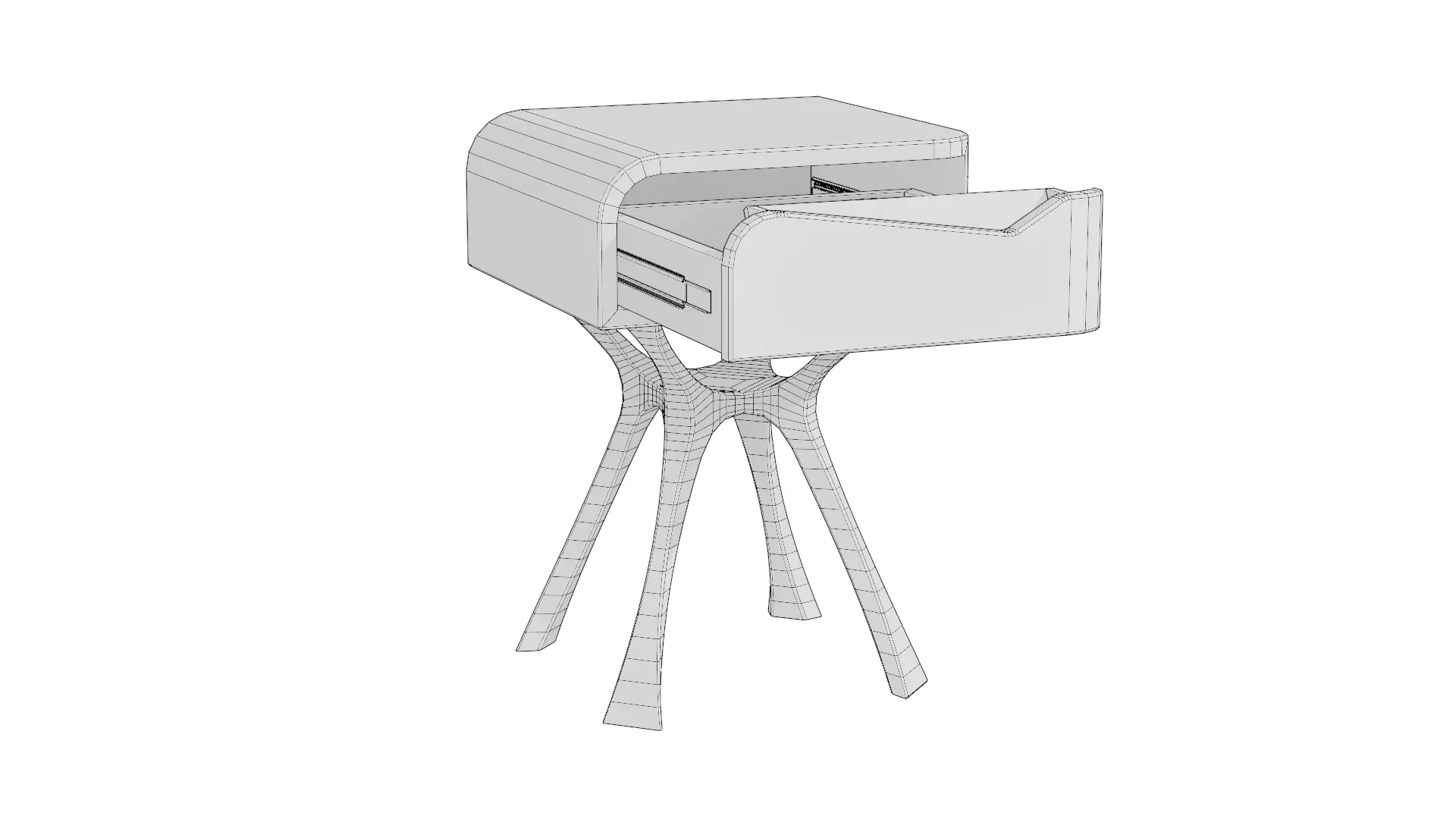 Side table 3D model_11