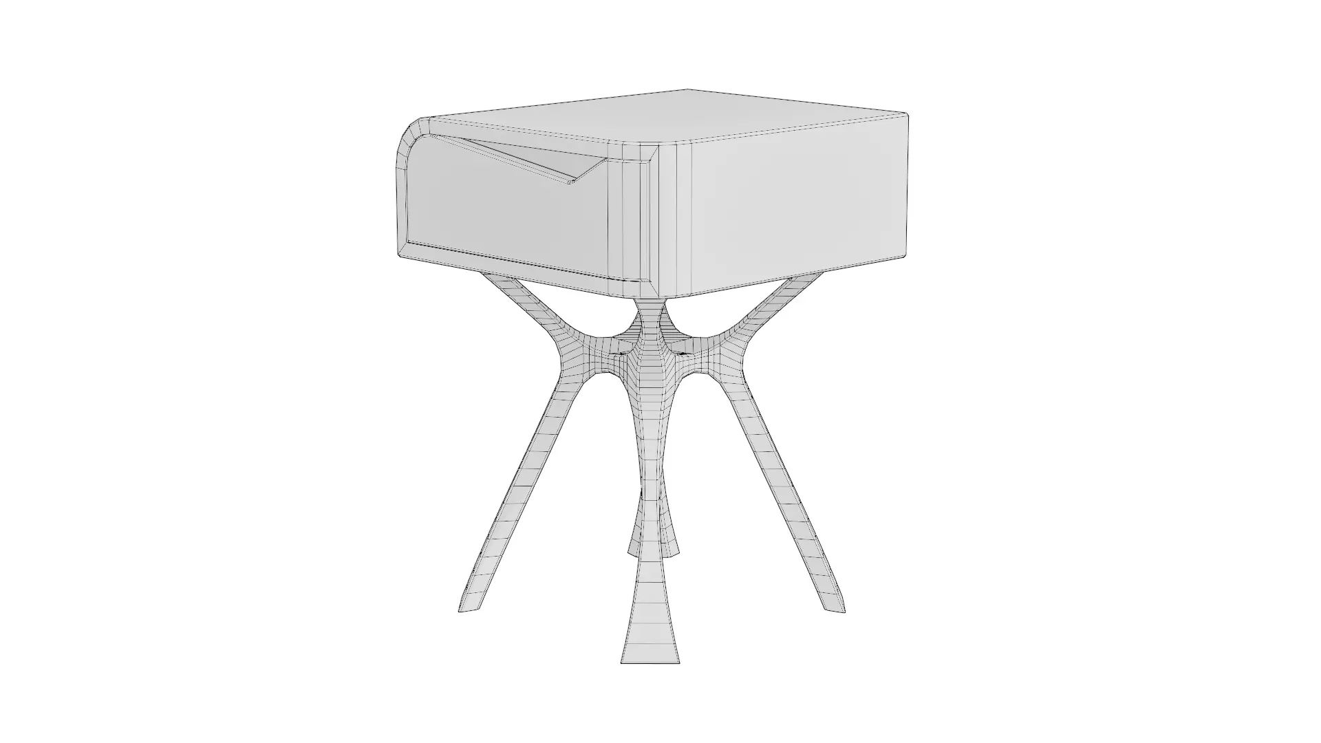 Side table 3D model_9