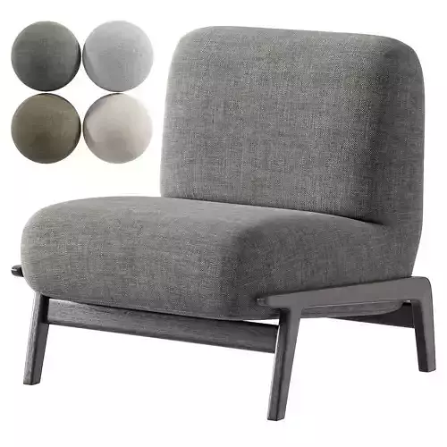 Accent Chair Upholstered in Linen