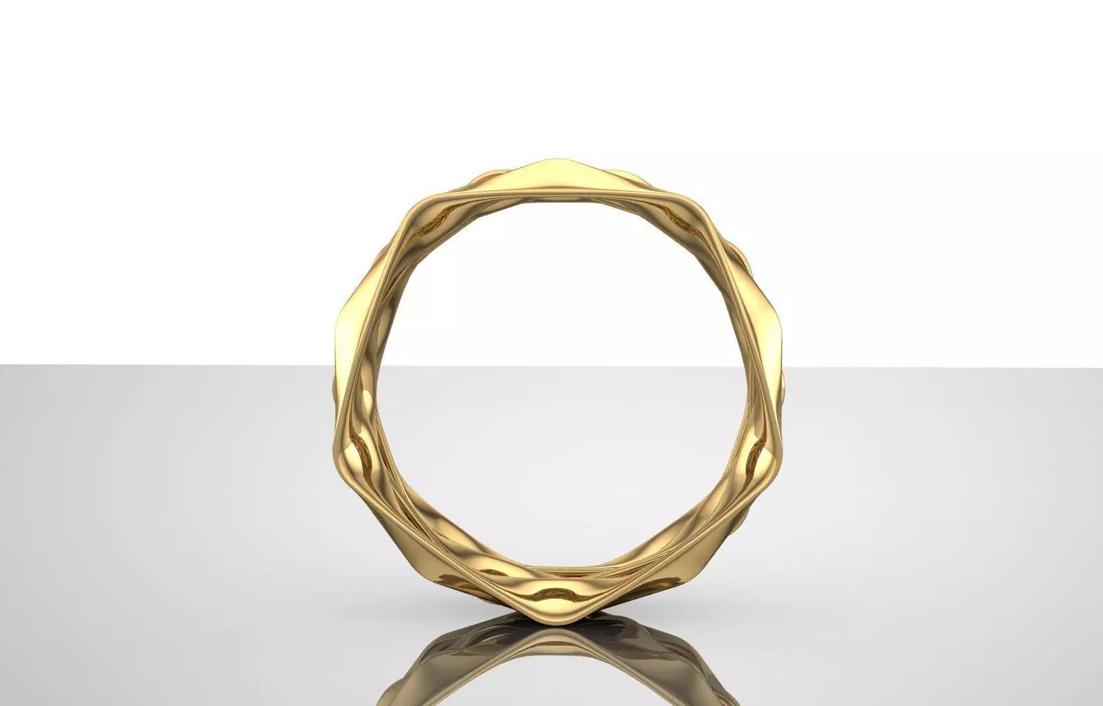 Engagement Ring 3D print model_4