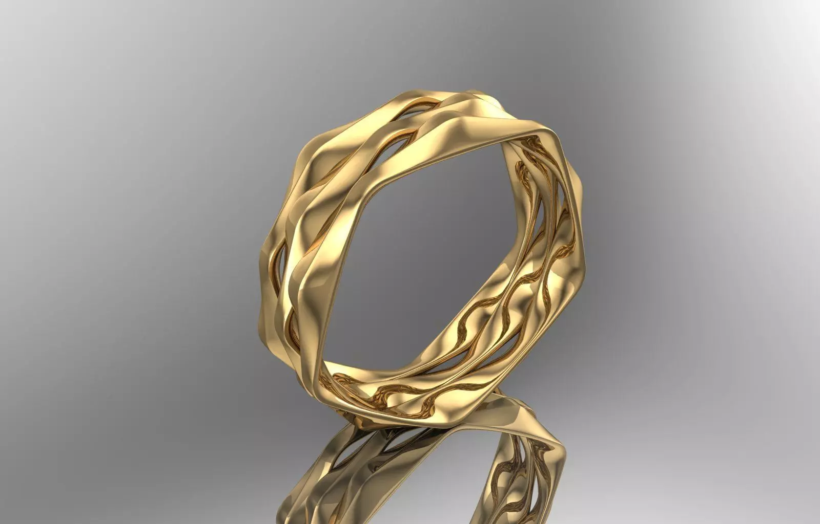 Engagement Ring 3D print model_6