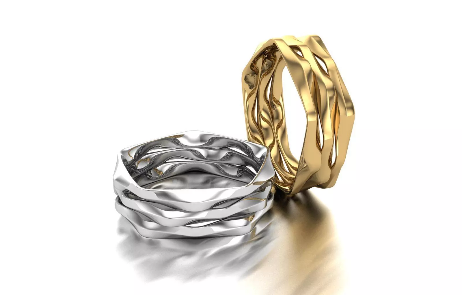 Engagement Ring 3D print model_1