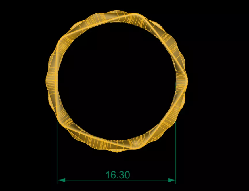 Engagement Ring 3D print model_13