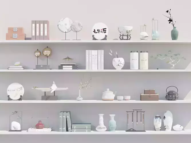 Description display deco 3D model 05